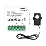 Maxbell Smart Energy Meter Ammeter Current Converter for Office Rental House Hotel 1 Channel