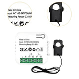 Maxbell Smart Energy Meter Ammeter Current Converter for Office Rental House Hotel 1 Channel