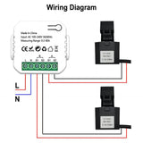 Maxbell Smart Energy Meter Ammeter Current Converter for Office Rental House Hotel 1 Channel