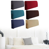 Bed Headboard Cover Removable Bed Backrest Cover Elastic Headboard Protector Gray