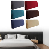 Bed Headboard Cover Removable Bed Backrest Cover Elastic Headboard Protector Gray