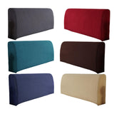 Bed Headboard Cover Removable Bed Backrest Cover Elastic Headboard Protector Gray