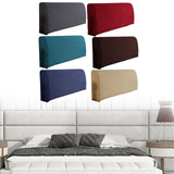 Bed Headboard Cover Removable Bed Backrest Cover Elastic Headboard Protector Gray