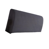 Bed Headboard Cover Removable Bed Backrest Cover Elastic Headboard Protector Gray