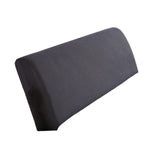 Bed Headboard Cover Removable Bed Backrest Cover Elastic Headboard Protector Gray