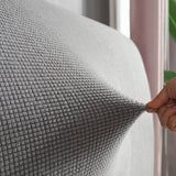 Bed Headboard Cover Removable Bed Backrest Cover Elastic Headboard Protector Gray