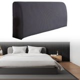 Bed Headboard Cover Removable Bed Backrest Cover Elastic Headboard Protector Gray