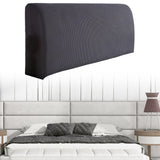 Bed Headboard Cover Removable Bed Backrest Cover Elastic Headboard Protector Gray