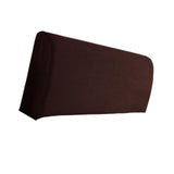 Bed Headboard Cover Removable Bed Backrest Cover Elastic Headboard Protector Brown