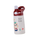 Maxbell Insulated Water Bottle for Kids Gift Straw Cup for Travel Outdoor Activities Red