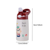 Maxbell Insulated Water Bottle for Kids Gift Straw Cup for Travel Outdoor Activities Red