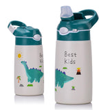 Maxbell Insulated Water Bottle for Kids Gift Straw Cup for Travel Outdoor Activities Green