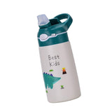 Maxbell Insulated Water Bottle for Kids Gift Straw Cup for Travel Outdoor Activities Green