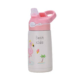 Maxbell Insulated Water Bottle for Kids Gift Straw Cup for Travel Outdoor Activities Pink