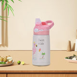 Maxbell Insulated Water Bottle for Kids Gift Straw Cup for Travel Outdoor Activities Pink