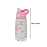 Maxbell Insulated Water Bottle for Kids Gift Straw Cup for Travel Outdoor Activities Pink