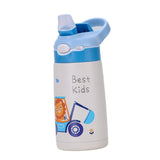 Maxbell Insulated Water Bottle for Kids Gift Straw Cup for Travel Outdoor Activities Blue