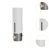 Soap Dispenser Wall Mount Manual Liquid Hand Soap Dispenser for Kitchen Sink White