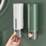 Soap Dispenser Wall Mount Manual Liquid Hand Soap Dispenser for Kitchen Sink White