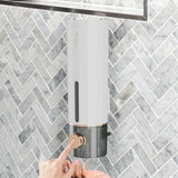 Soap Dispenser Wall Mount Manual Liquid Hand Soap Dispenser for Kitchen Sink White