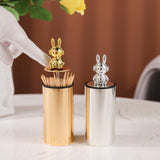 Maxbell Toothpick Box Container Novelty Toothpick Holder for Restaurant Party Vanity A