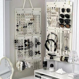 Maxbell Hanging Hair Clip Organizer Ribbons Display Stand Holder for Girl Room Decor White