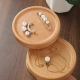 Maxbell Jewelry Organizer Display Props for Women Wooden Jewelry Holder for Earrings left