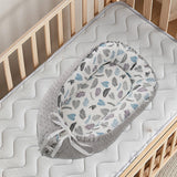 Maxbell Infant Bed Easy to Clean Newborn Nest Bed Toddler Bed for Girls Boys Newborn Feather