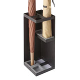 Maxbell Umbrella Storage Rack Freestanding Stable Multipurpose Umbrella Holder Stand black