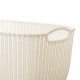 Maxbell 2pcs Storage Basket Hollow Stackable Bin for Clothes