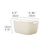 Maxbell 2pcs Storage Basket Hollow Stackable Bin for Clothes