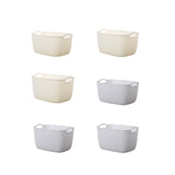 Maxbell 2pcs Storage Basket Hollow Stackable Bin for Clothes
