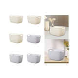 Maxbell 2pcs Storage Basket Hollow Stackable Bin for Clothes