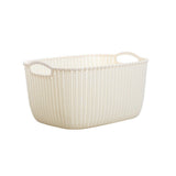 Maxbell 2pcs Storage Basket Hollow Stackable Bin for Clothes