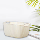 Maxbell 2pcs Storage Basket Hollow Stackable Bin for Clothes