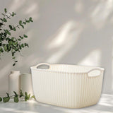 Maxbell 2pcs Storage Basket Hollow Stackable Bin for Clothes