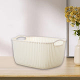Maxbell 2pcs Storage Basket Hollow Stackable Bin for Clothes