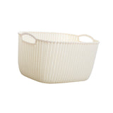 Maxbell 2pcs Storage Basket Hollow Design Bin for Clothes Cosmetics Various Sundries