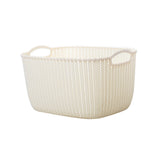 Maxbell 2pcs Storage Basket Hollow Design Bin for Clothes Cosmetics Various Sundries
