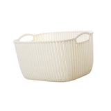 Maxbell 2pcs Storage Basket Hollow Design Bin for Clothes Cosmetics Various Sundries