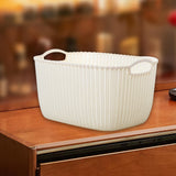 Maxbell 2pcs Storage Basket Hollow Design Bin for Clothes Cosmetics Various Sundries