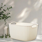 Maxbell 2pcs Storage Basket Hollow Design Bin for Clothes Cosmetics Various Sundries