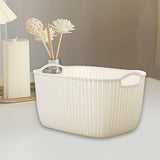 Maxbell 2pcs Storage Basket Hollow Design Bin for Clothes Cosmetics Various Sundries