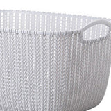 Maxbell 2pcs Storage Basket Hollow Design Bin for Clothes Cosmetics Various Sundries