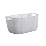 Maxbell 2pcs Storage Basket Hollow Design Bin for Clothes Cosmetics Various Sundries