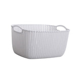 Maxbell 2pcs Storage Basket Hollow Design Bin for Clothes Cosmetics Various Sundries