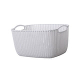 Maxbell 2pcs Storage Basket Hollow Design Bin for Clothes Cosmetics Various Sundries