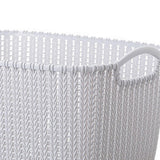Maxbell 2pcs Storage Basket Hollow Stackable Bin for Clothes