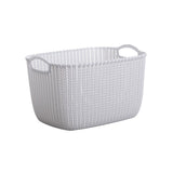 Maxbell 2pcs Storage Basket Hollow Stackable Bin for Clothes