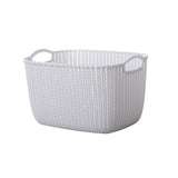 Maxbell 2pcs Storage Basket Hollow Stackable Bin for Clothes